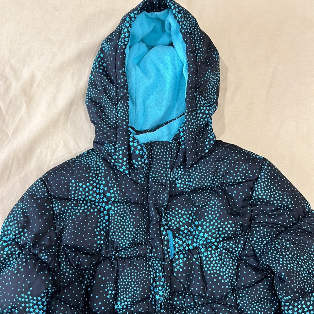 Xersion Girl’s Puffy | Size 10/12 | blue star pattern